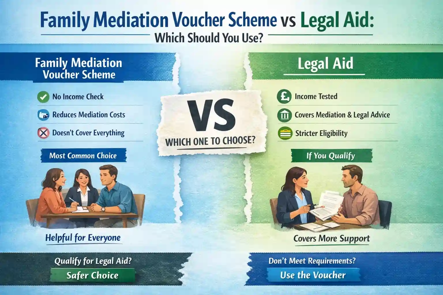 Family Mediation Voucher Scheme vs Legal Aid: Which Should You Use Crewe?