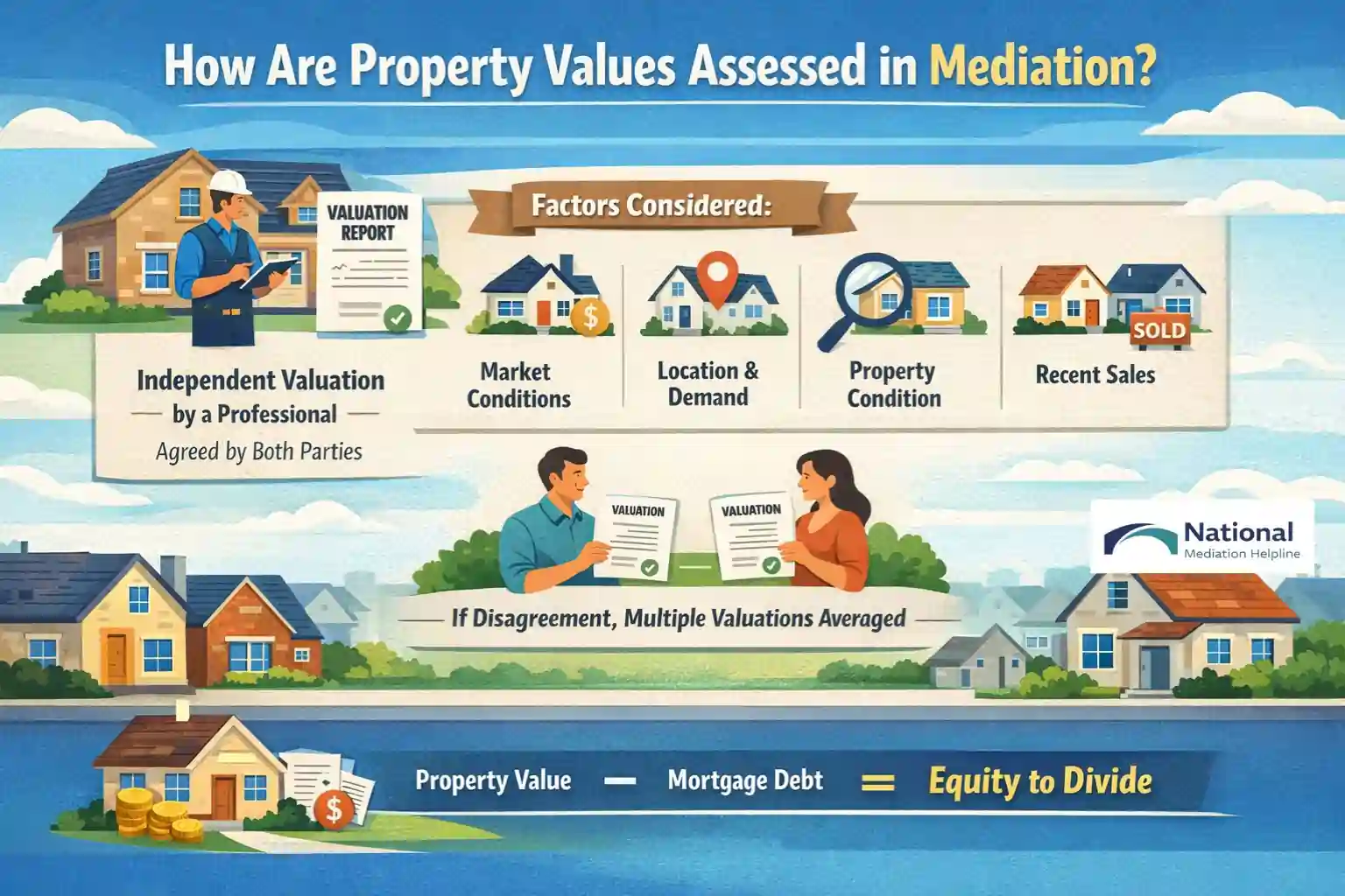 How Are Property Values Assessed in Mediation Crewe?