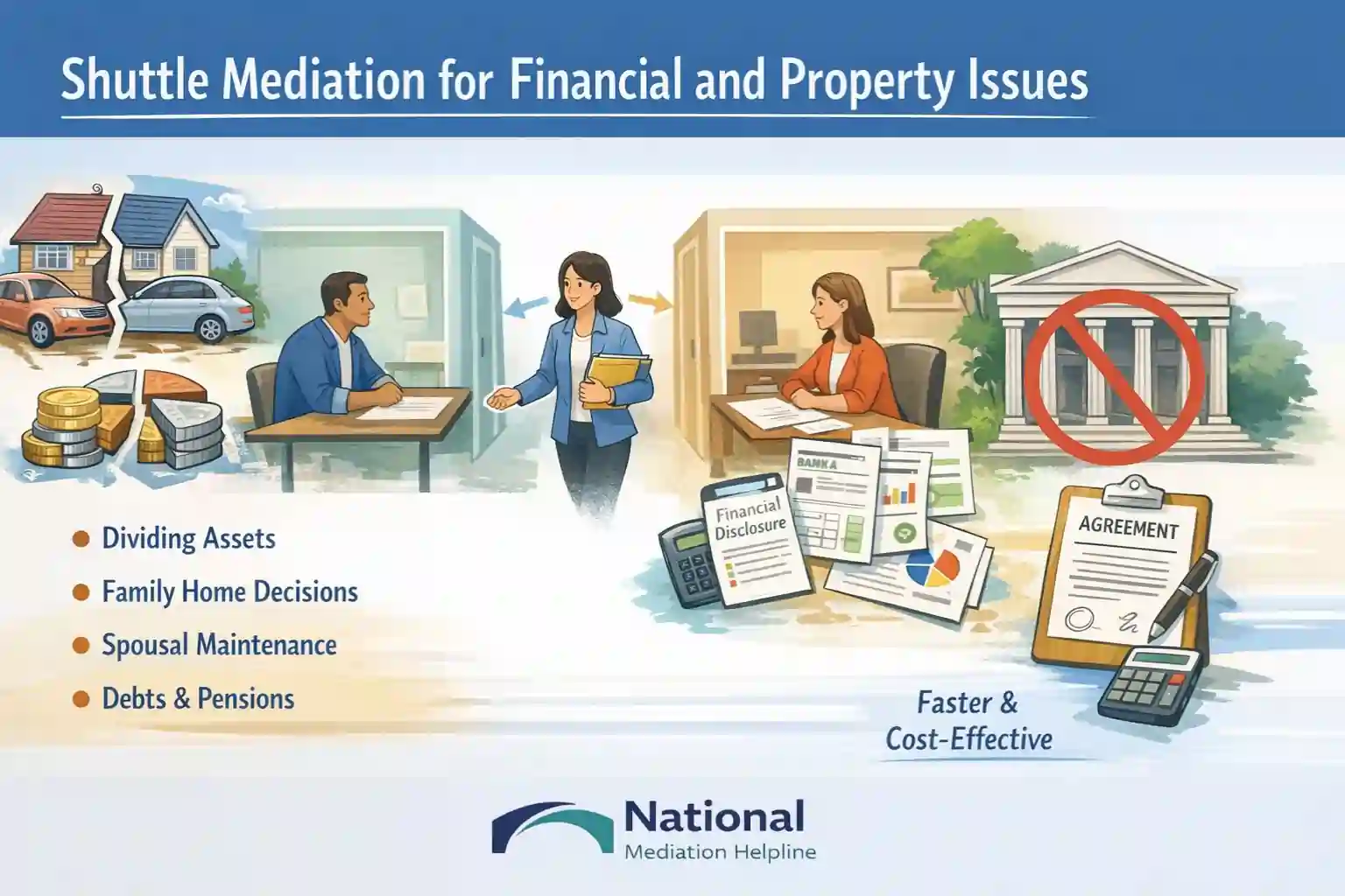 Shuttle Mediation for Financial and Property Issues Crewe