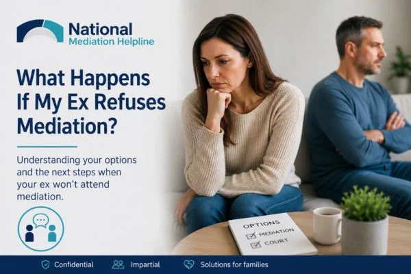 what if my ex refuses mediation Crewe?